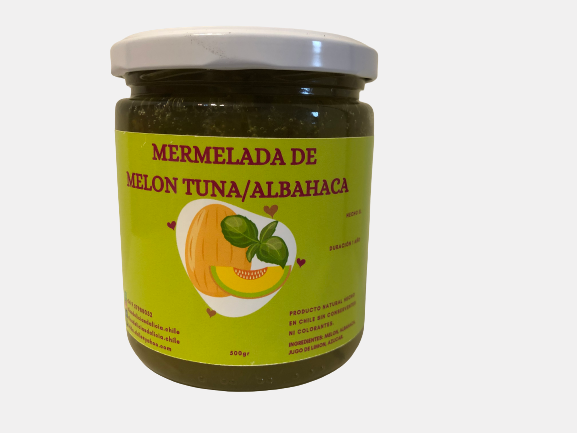 Mermelada Melón Tuna/Albahaca (500 gr)